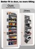 Picture of TAHAVICE 1 Pack Over The Door Organizer, Bathroom Organizers and Storage with 5 Pockets 10 Mesh Pockets, 50 lbs Weight Capacity Stuffed Animal Storage for Nursery Newborn Baby Essential