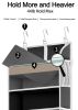 Picture of TAHAVICE 1 Pack Over The Door Organizer, Bathroom Organizers and Storage with 5 Pockets 10 Mesh Pockets, 50 lbs Weight Capacity Stuffed Animal Storage for Nursery Newborn Baby Essential