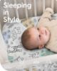 Picture of TotBasic Mini Crib Sheets Boy Girl, Ultra Soft Pack N Play Sheets Fitted, Neutral Pack and Play Mattress Sheets, Premium Jersey Knit Portable Crib Sheets, Secure and Cute, Elephant & Cartoon Safari