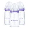 Picture of Lansinoh Anti-Colic Baby Bottles for Breastfeeding Babies, 8 Ounces, 3 Count, Includes 3 Medium Flow Nipples, Size M