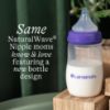Picture of Lansinoh Anti-Colic Baby Bottles for Breastfeeding Babies, 8 Ounces, 3 Count, Includes 3 Medium Flow Nipples, Size M