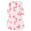 Picture of Hudson Baby Unisex Baby Plush Sleeping Bag, Sack, Blanket, Blush Rose Long-Sleeve, 6-12 Months
