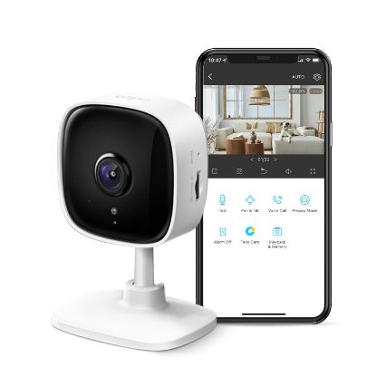 Picture of TP-Link Tapo 2K Indoor Security Camera for Baby Monitor, Dog Camera w/Motion Detection, 2-Way Audio Siren, Night Vision, Cloud & SD Card Storage(Up to 256 GB), Works w/Alexa & Google Home(Tapo C110)