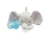Picture of Philips AVENT Ultra Soft Snuggle Pacifier Holder with Detachable Pacifier, 0-6m, Elephant, SCF348/03