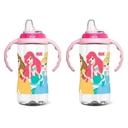 Picture of NUK Disney Princess Large Learner Cup 10oz 2pk - BPA Free, Spill Proof Sippy Cup