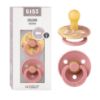 Picture of BIBS Pacifiers Colour Collection | Natural Rubber Baby Pacifier | Set of 2 BPA-Free Soothers | Made in Denmark | 6+ Month (Pack of 2) | Morning Sunset Tie Dye