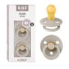 Picture of BIBS Pacifiers Colour Collection | Natural Rubber Baby Pacifier | Round Nipple | Set of 2 BPA-Free Soothers | Made in Denmark | 18+ Months (Pack of 2) | Sand