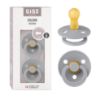 Picture of BIBS Pacifiers Colour Collection | Natural Rubber Baby Pacifier | Set of 2 BPA-Free Soothers | Made in Denmark | 6+ Months (Pack of 2) | Cloud