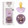 Picture of BIBS Pacifiers Colour Collection | Natural Rubber Baby Pacifier | Set of 2 BPA-Free Soothers | Made in Denmark | 6+ Months (Pack of 2) | Violet Sky/Mauve