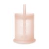 Picture of Olababy Silicone Training Cup with Straw Lid | Babies Water Drinking Cup | 6+ Mo Infant To 12-18 Months Toddler | Sippy Cup For Kids & Smoothie Cup | Baby Led Weaning (Coral, 5 oz)