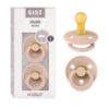 Picture of BIBS Pacifiers Colour Collection | Natural Rubber Baby Pacifier | Set of 2 BPA-Free Soothers | Made in Denmark | 0+ Months (Pack of 2) | Blush