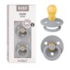 Picture of BIBS Pacifiers Colour Collection | Natural Rubber Baby Pacifier | Set of 2 BPA-Free Soothers | Made in Denmark | 18+ Months (Pack of 2) | Cloud