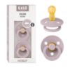 Picture of BIBS Pacifiers Colour Collection | Natural Rubber Baby Pacifier | Set of 2 BPA-Free Soothers | Made in Denmark | 6+ Months (Pack of 2) | Dusky Lilac