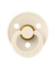 Picture of BIBS Pacifiers Colour Collection | Natural Rubber Baby Pacifier | Set of 2 BPA-Free Soothers | Made in Denmark | 0+ Months (Pack of 2) | Ivory/Petrol