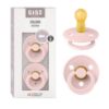 Picture of BIBS Pacifiers Colour Collection | Natural Rubber Baby Pacifier | Set of 2 BPA-Free Soothers | Made in Denmark | 6+ Months (Pack of 2) | Blossom