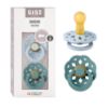Picture of New BIBS Pacifiers - Boheme Collection | BPA-Free Baby Pacifier | Made in Denmark | Set of 2 | Baby Blue/Island Sea | 6-18 Months
