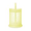 Picture of Olababy Silicone Training Cup with Straw Lid | Babies Water Drinking Cup | 6+ Mo Infant To 12-18 Months Toddler | Sippy Cup For Kids & Smoothie Cup | Baby Led Weaning (Lemon, 5 oz)