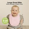 Picture of 8-Pack Organic Baby Bibs for Boys, Girls - Soft Cotton Drooling and Teething Bibs for Baby Girl & Boy, Extra Absorbent, Easy to Clean & Put On for Toddler, Newborn, Infant 0-24 Months (Embrace)