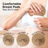 Picture of Organic Nursing Pads - 14 Washable Viscose Derived from Bamboo Breastfeeding Pads, Wash Bag, Reusable Breast Pads for Breastfeeding, Nipple Pads for Breastfeeding Essentials(Coffee, M 3.9")