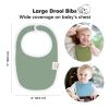 Picture of 8-Pack Organic Baby Bibs for Boys, Girls - Soft Cotton Drooling and Teething Bibs for Baby Girl & Boy, Extra Absorbent, Easy to Clean & Put On for Toddler, Newborn, Infant 0-24 Months (Daybreak)