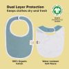 Picture of 8-Pack Organic Baby Bibs for Boys, Girls - Soft Cotton Drooling and Teething Bibs for Baby Girl & Boy, Extra Absorbent, Easy to Clean & Put On for Toddler, Newborn, Infant 0-24 Months (Daybreak)