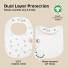 Picture of 8-Pack Organic Baby Bibs for Boys, Girls - Soft Cotton Drooling and Teething Bibs for Baby Girl & Boy, Extra Absorbent, Easy to Clean & Put On for Toddler, Newborn, Infant 0-24 Months (Roarsome)