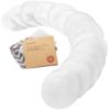 Picture of Organic Nursing Pads - 14 Washable Viscose Derived from Bamboo Breastfeeding Pads, Wash Bag, Reusable Breast Pads for Breastfeeding, Nipple Pads for Breastfeeding Essentials(Soft White, M 3.9")