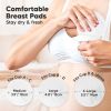 Picture of Organic Nursing Pads - 14 Washable Viscose Derived from Bamboo Breastfeeding Pads, Wash Bag, Reusable Breast Pads for Breastfeeding, Nipple Pads for Breastfeeding Essentials(Soft White, M 3.9")