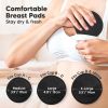 Picture of Organic Nursing Pads - 14 Washable Viscose Derived from Bamboo Breastfeeding Pads, Wash Bag, Reusable Breast Pads for Breastfeeding, Nipple Pads for Breastfeeding Essentials(Midnight Black, L 4.8")