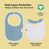 Picture of 8-Pack Organic Baby Bibs for Boys, Girls - Soft Cotton Drooling and Teething Bibs for Baby Girl & Boy, Extra Absorbent, Easy to Clean & Put On for Toddler, Newborn, Infant 0-24 Months (Spring)