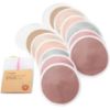 Picture of Organic Breast Pads - 14 Viscose Derived from Bamboo Washable Pads + Wash Bag, 3-Layers Breastfeeding Nipple Pad for Maternity, Reusable Nipplecovers for Breast Feeding(Lovelle Lite, L 4.8")