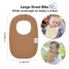 Picture of 8-Pack Organic Baby Bibs for Boys, Girls - Soft Cotton Drooling and Teething Bibs for Baby Girl & Boy, Extra Absorbent, Easy to Clean & Put On for Toddler, Newborn, Infant 0-24 Months (Terracotta)