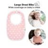 Picture of 8-Pack Organic Baby Bibs for Boys, Girls - Soft Cotton Drooling and Teething Bibs for Baby Girl & Boy, Extra Absorbent, Easy to Clean & Put On for Toddler, Newborn, Infant 0-24 Months (Butterflies)