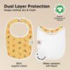 Picture of 8-Pack Organic Baby Bibs for Boys, Girls - Soft Cotton Drooling and Teething Bibs for Baby Girl & Boy, Extra Absorbent, Easy to Clean & Put On for Toddler, Newborn, Infant 0-24 Months (Countryside)