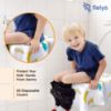 Picture of Toilet Seat Covers Disposable - 20 Pack - Waterproof, Ideal for Kids and Adults - Extra Large, Individually Wrapped for Travel, Toddlers Potty Training Public Restrooms (Owls, 20)