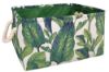 Picture of HUAYEE 19.7 Inches Large Laundry Basket Waterproof Round Cotton Linen Collapsible Storage bin with Handles for Hamper,Kids Room,Toy Storage (REC Green Leaves)