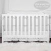 Picture of TILLYOU Baby Safe Crib Bumper Pads for Standard Cribs Machine Washable Padded Crib Liner Thick Padding for Nursery Bed 100% Silky Soft Microfiber Polyester Protector de Cuna, 4 Piece/Gray