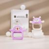 Picture of Smily Mia Baby Teething Toy |Penguin Teether for 0-6Months |Reindeer Baby Chew Toys for 3m+, Soft Silicone Hand Teether |Teething Mitten for Teething Pain Relief, Baby Essentials Gift Box, Purple