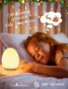 Picture of MediAcous Night Light for Kids, Baby Night Light with 7 Colors & Stepless Dimming, Rechargeable Toddler Night Light, Portable Touch Night Lamp for Kids, Christmas Pattern Design for Ideal Xmas Gifts