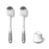 Picture of OXO Tot Bottle Brush with Nipple Cleaner and Stand - Gray, 2-Pack