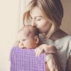Picture of Looxii Muslin Burp Cloths 100% Cotton Muslin Cloths Large 20''x10'' Extra Soft and Absorbent 6 Pack Baby Burping Cloth for Boys and Girls (Purple)