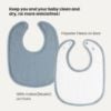 Picture of Konssy Muslin Baby Bibs 8 Pack Baby Bandana Drool Bibs Cotton for Unisex Boys and Girls, Soft Absorbent Set for Teething and Drooling