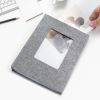 Picture of Vienrose Small Photo Album 4x6 holds 100 Photos 2 Pack, Mini Baby Photo Album Linen Cover for Gifts Wedding Family, Grey