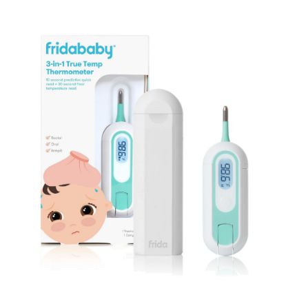 Picture of Frida Baby 3-in-1 Rectal, Underarm & Oral Thermometer for Kids, Digital Baby Thermometer for Infants, Toddlers, & Kids, FSA/HSA Eligible