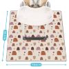 Picture of Blissful Diary Baby Splat Mat for Under High Chair, 50.4 x 50.4 Inch Wipeable Splash Mat, Waterproof and Washable, Anti-Slip Floor Protector, Boho Rainbow