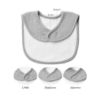 Picture of Konssy Muslin Baby Bibs 8 Pack Baby Bandana Drool Bibs Cotton for Unisex Boys and Girls, Soft Absorbent Set for Teething and Drooling
