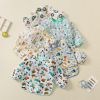 Picture of ElecMotive 5 Pack Long Sleeve Bib,Baby Toddler Waterproof Sleeved Bib for 6-30 Months Reusable with Catch-all Pocket