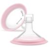 Picture of 18mm Maymom MyFit Shields, Pano Series; Compatible with Medela Breast Pump- PersonalFit, Freestyle, Harmony, Maxi, Freestyle Flex Connector; Connect to Maymom Widemouth/Narrow Connector, 2pcs