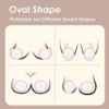 Picture of 18mm Maymom MyFit Shields, Pano Series; Compatible with Medela Breast Pump- PersonalFit, Freestyle, Harmony, Maxi, Freestyle Flex Connector; Connect to Maymom Widemouth/Narrow Connector, 2pcs
