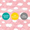 Picture of Pack and Play Mattress Protector Sheets Fitted Waterproof Pack and Play Mattress Pad Cover, Compatible with Graco Pack n Play & Dream On Me & Pamo Babe, Playpen/Playard Sheet, Pink Cloud, 39" x 27"